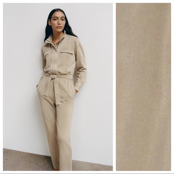 NWT Zara Faded Effect Jumpsuit. Size S. - Picture 1 of 9
